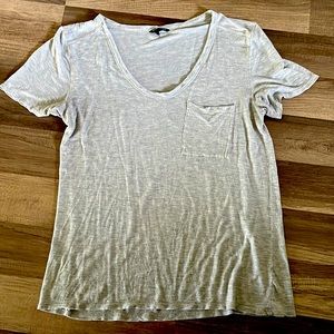 Womens medium grey tee shirt. From club Monaco. Loose fitting but flattering.